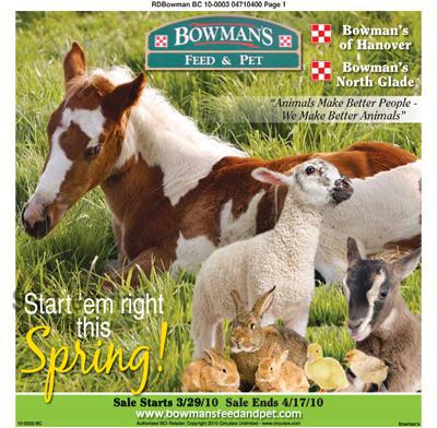Bowmans Feed & Pet Spring Sale