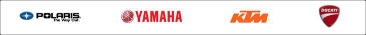 We proudly carry products from Polaris, Yamaha, KTM, and Ducati.