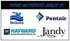 We are proud to be authorized dealers of BioGuard, Pentair, Hayward, and Jandy.