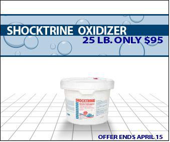 Shocktrine Ox-idizer 25 LB. only $95. Offer ends April 15.