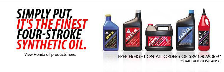 Click here to view Honda oil products.