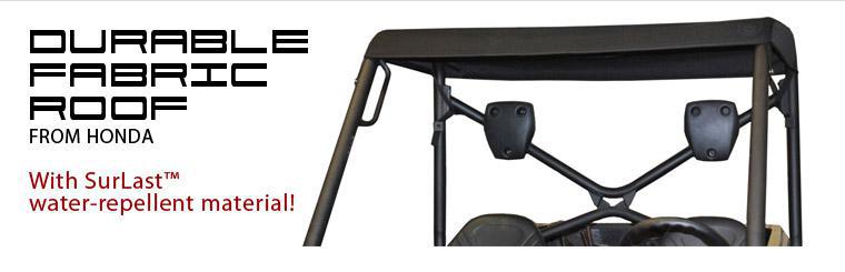 Check out this durable fabric roof from Honda — includes SurLast™ water-repellent material!