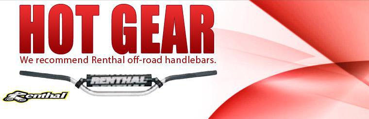 We recommend Renthal off-road handlebars.