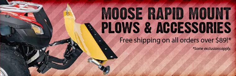Check out our Moose rapid mount plows and accessories!