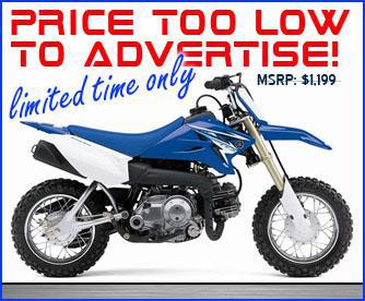 Yamaha TTR 50. Price too low to advertise! Limited time only. MSRP is $1,199.