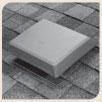VentSure® Plastic Slant Back Roof Vent with Interior