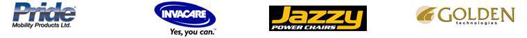 We offer great products by Pride, Jazzy, Invacare, and Golden Technologies.