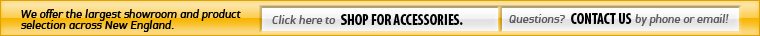 We offer the largest showroom and product selection across New England.