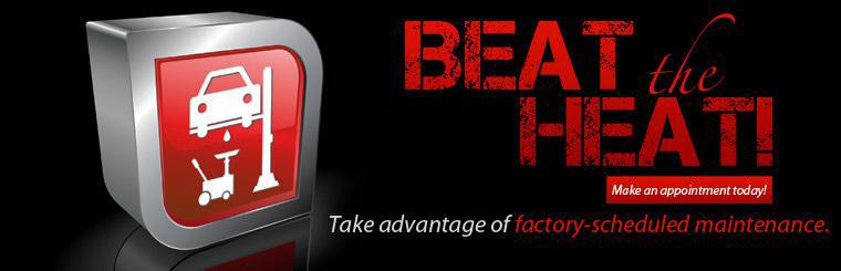 Take advantage of factory-scheduled maintenance.