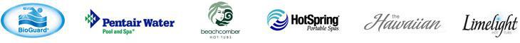 We carry products from BioGuard, Pentair, Beachcomber, Hot Spring, Hawaiian, and Limelight.