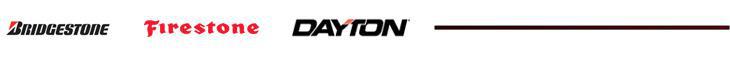 We carry great products from Bridgestone, Firestone, and Dayton.