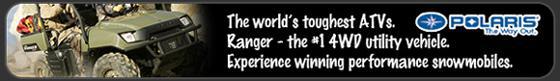 The world's toughest ATVs.  Ranger - the #1 4WD utility vehicle.  Experience winning performance snowmobiles - Polaris