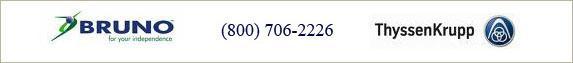 We carry products from Bruno and ThyssenKrupp