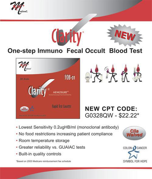 One-Step Immuno Fecal Occult Blood Test