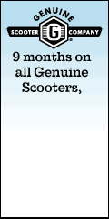 9 Months on all Genuine Scooters, $0 Interest, $0 Payemnts, $o Down. Offer won't last long!
