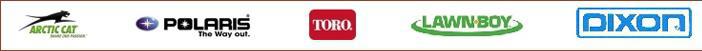 We proudly carry Arctic Cat, Polaris, Toro, LawnBoy, Dixon, and other industry leaders!