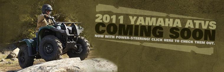 The 2011 Yamaha ATVs are coming soon!