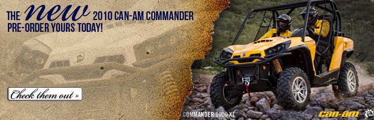 Check out the new 2010 Can-Am Commander. Pre-order yours today!