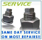 Service - Same day service on most repairs!!