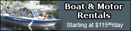 Boat & Motor Rentals - Starting at $115.00/day