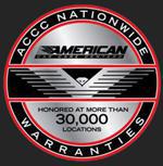 ACCC Nationwide Warranties, honored at more than 30,000 locations.