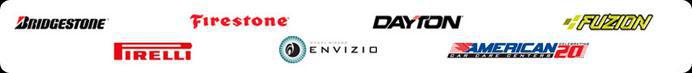 We carry Bridgestone, Firestone, Dayton, Fuzion, Pirelli, Envizio, and ACCC products.