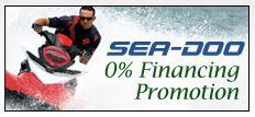 Sea-Doo. 0% financing promotion.