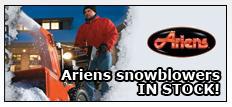 Ariens Snowblowers in Stock