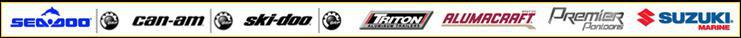 Sea-Doo, Can-Am, Ski-Doo, Triton, Alumacraft, Premier Pontoons, Suzuki Marine