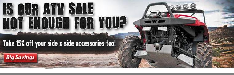 Click here for 15% UTV accessories.