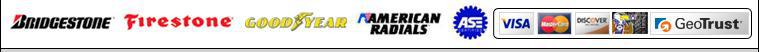 We carry the following brands: Bridgestone, Firestone, Goodyear, and American Radials. We are ASE certified.