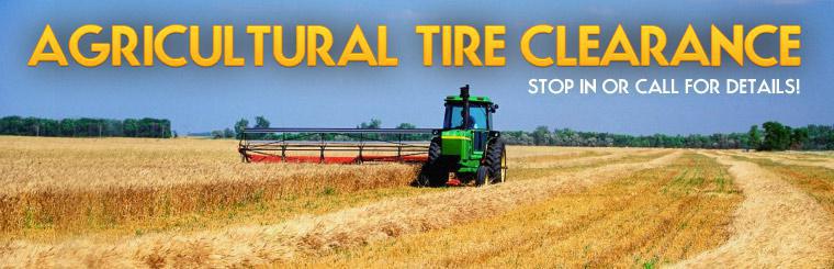 Stop in or call Superior Tire and check out our clearance pricing on agricultural tires.