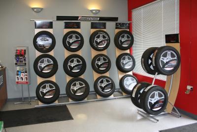 New tire display and showroom!