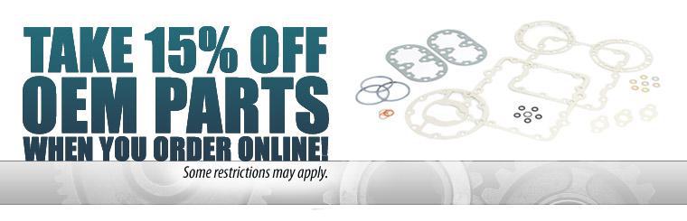 Take 15% off OEM parts when you order online! Click here to shop for parts.