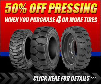 50% off pressing when you purchase 4 or more tires. Click here for details.