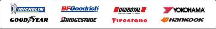 Brands we carry include Bridgestone, Yokohama, Michelin, BFGoodrich, and Goodyear.