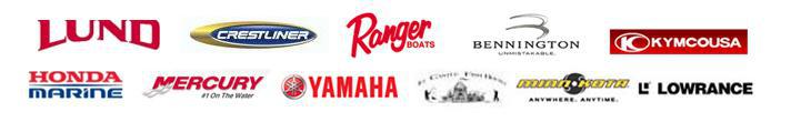 We carry Lund, Ranger, Princecraft, Honda Marine, Mercury, and Yamaha products.