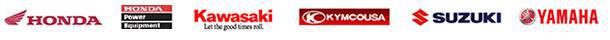 We carry products from Honda, Honda Power Equipment, Kawasaki, Kymco, Suzuki, and Yamaha.
