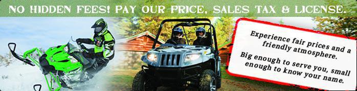 At Sette Sports Center, Inc., there are no hidden fees! You pay our price, plus sales tax and license, period. We're big enough to serve your needs, but small enough to know your name. We offer experience, fair prices, and a friendly atmosphere.