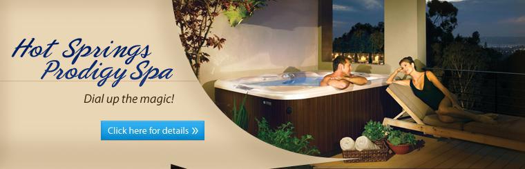 Stay warm with the Prodigy by Hot Spring! Click here for details.