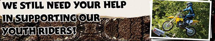 We still need your help in supporting our youth riders!