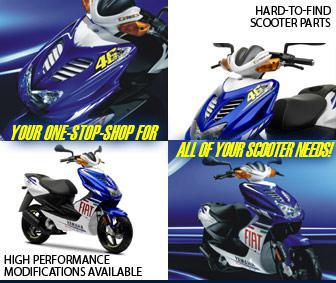 Motorbike Universe is your one-stop-shop for all your scooter needs, including hard-to-find scooter parts. High performance modifications are also available.