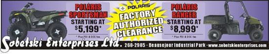 Polaris Factory-Authorized Clearance