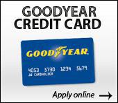 Goodyear Credit Card.
Apply online