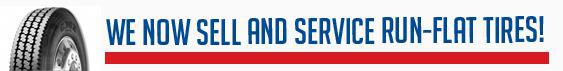 We now sell and service run-flat tires!