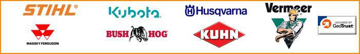 We carry STIHL, Kubota, Husqvarna, Massey Ferguson, Bush Hog, KUHN, and Vermeer products.