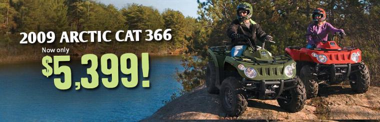 2009 Arctic Cat 366: $5,399
