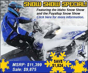 Snow Show Special! Featuring the Idaho Snow Show and the Puyallup Snow Show. Click here for more information. MSRP: $11,399. Sale: $9,875. Save $1,524.