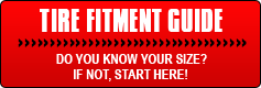 Tire Fitment Guide: Do you know your size? If not, start here!