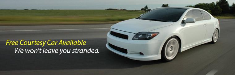 Free courtesy car available: Click here to contact us.